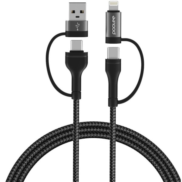 PowerFlex- 4 in1 Super Fast Data and Charging Cable.