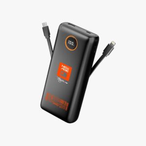 Power Station 22500mAh Power Bank (With In-built Cables)